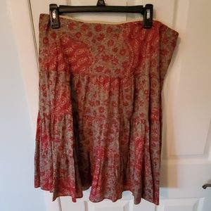 Chaps skirt size large